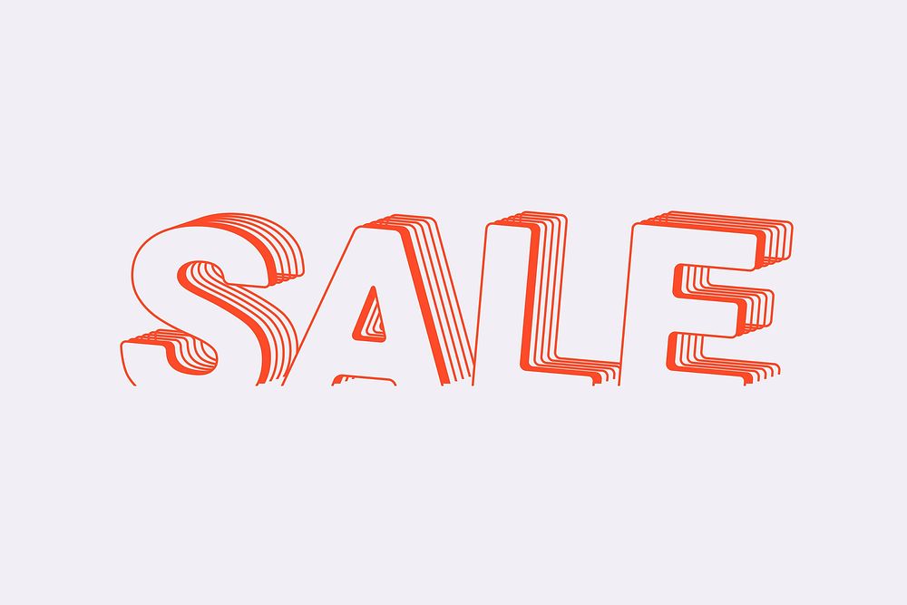 Sale word in layered text | Free Photo - rawpixel