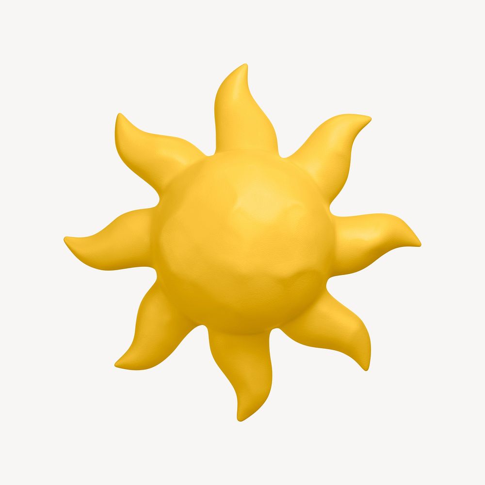 Sun, weather 3D icon sticker | Premium Icons Illustration - rawpixel