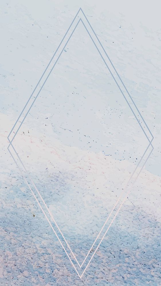 Rhombus frame on light blue | Premium Vector - rawpixel