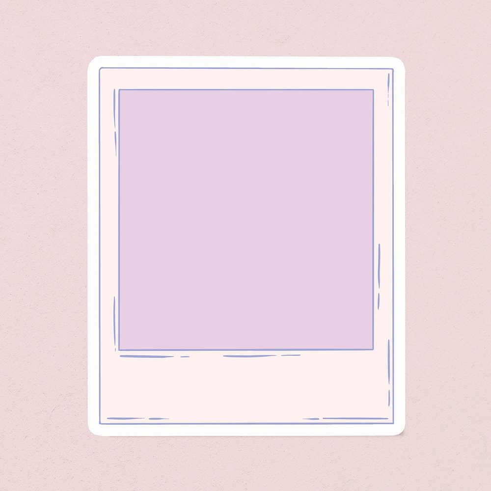 Instant photo frame sticker overlay | Premium PSD - rawpixel