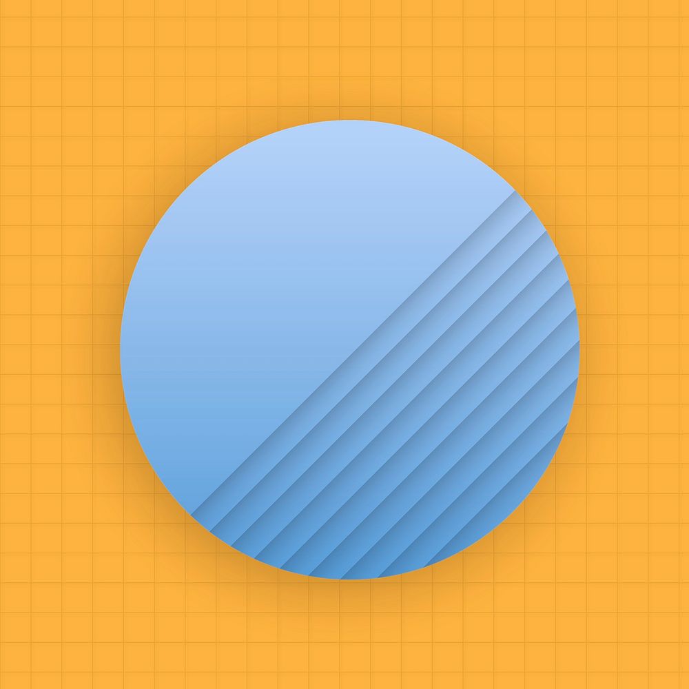 Blue circle on a grid Free PSD rawpixel