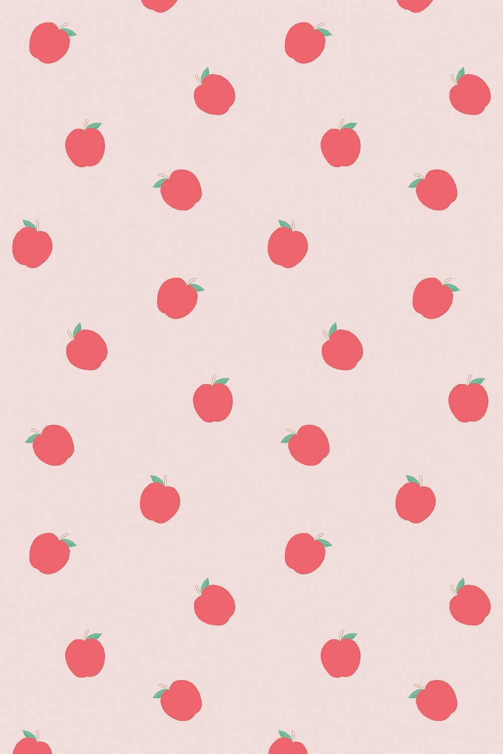 Vector seamless apple pattern pastel | Premium Vector - rawpixel