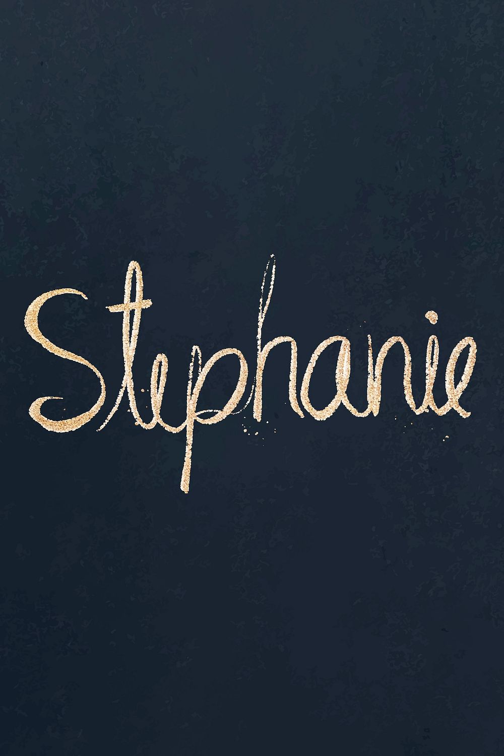 Stephanie vector sparkling gold font | Free Vector - rawpixel