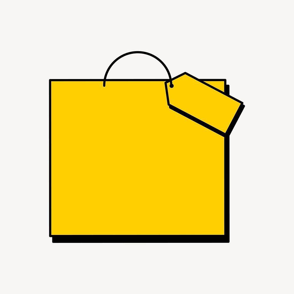 Yellow price tag text box Premium Vector rawpixel