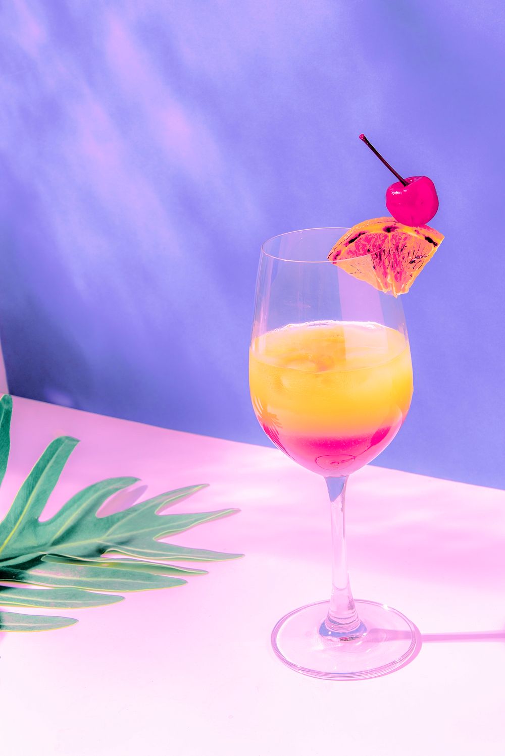 Tequila sunrise cocktail background, Summer | Free Photo - rawpixel