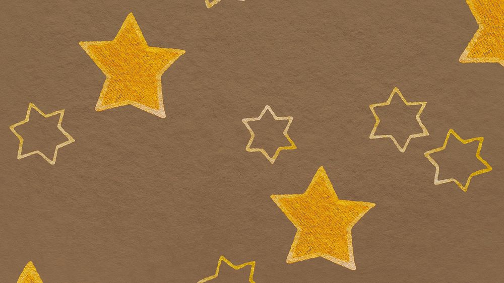 Gold star paper desktop wallpaper | Premium Photo - rawpixel