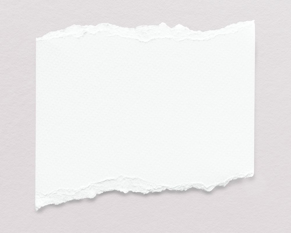 Blank torn white paper template | Premium PSD - rawpixel