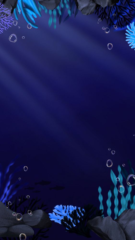 Under the sea iPhone wallpaper Premium Photo Illustration rawpixel