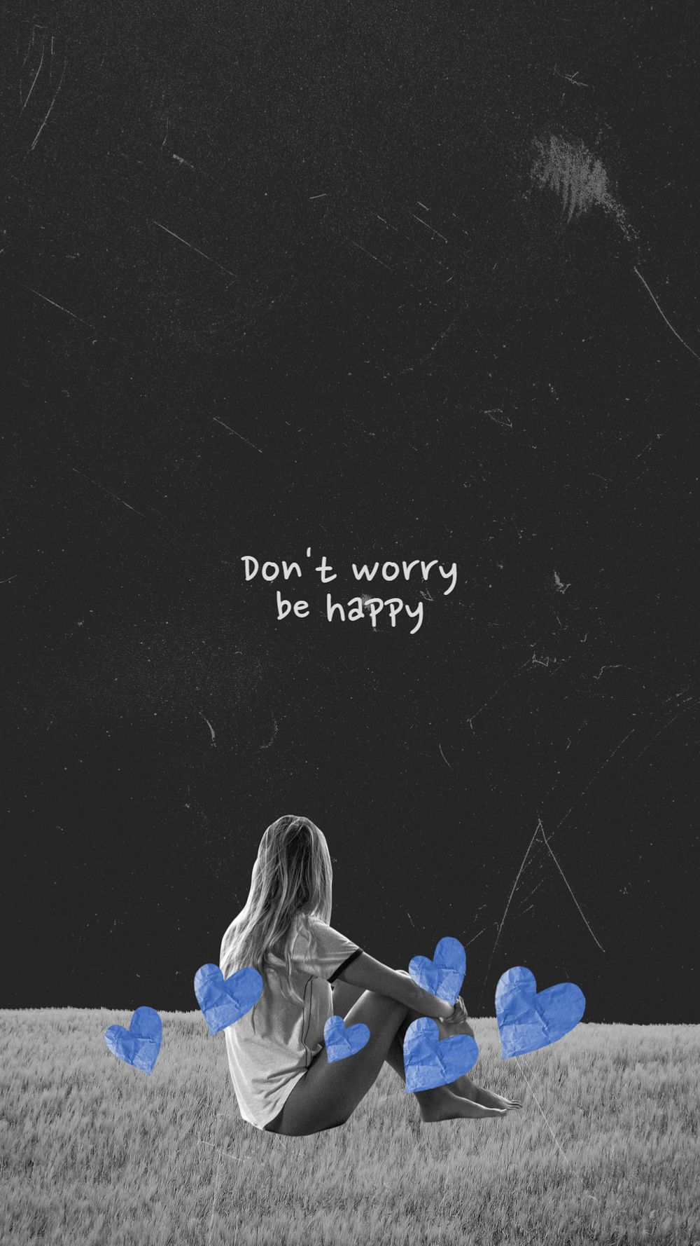 Happy quote dark iPhone wallpaper | Premium Photo - rawpixel