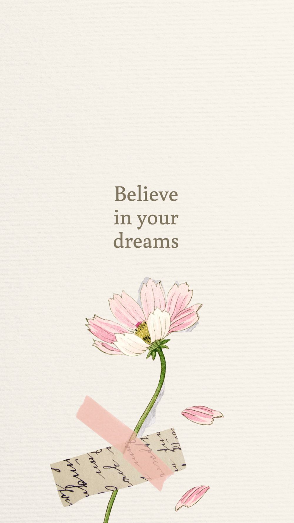 Inspirational quote iPhone wallpaper, pink | Premium Photo - rawpixel