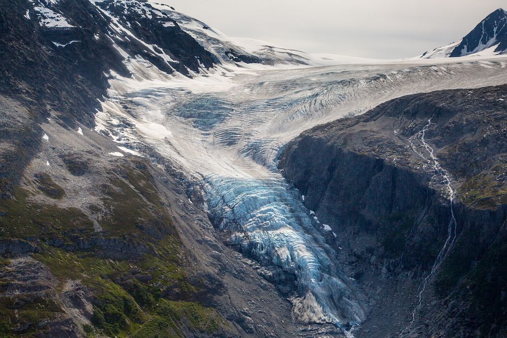 Icefall, Chugach Mountains | Free Photo - rawpixel