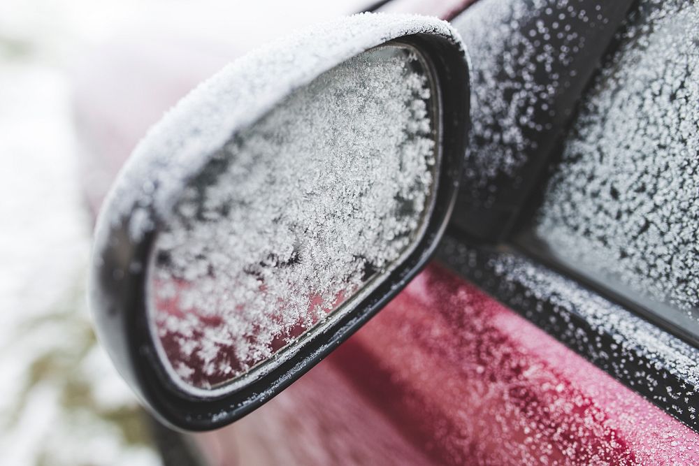 Car covered in frost. Visit Free Photo rawpixel