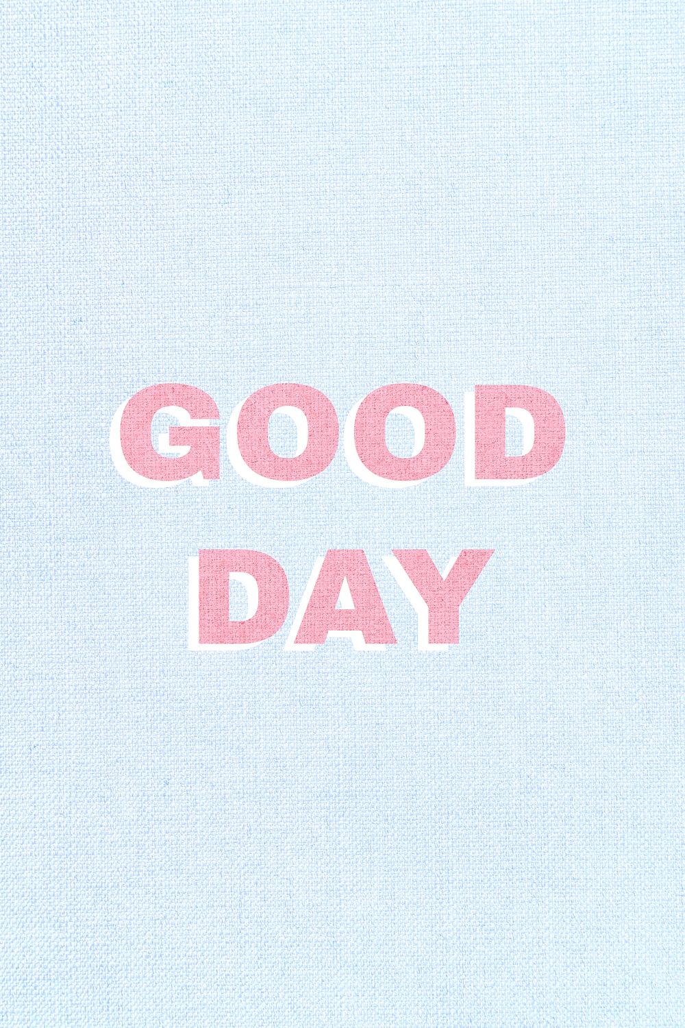 Good day greeting typography font | Free Photo - rawpixel