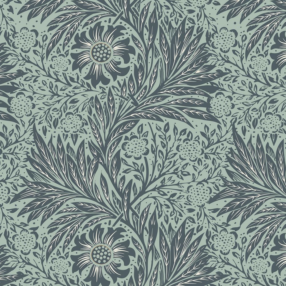 Vintage Illustration of Marigold. | Premium Vector - rawpixel