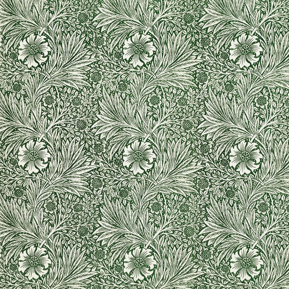 William Morris's vintage white flower | Premium Vector - rawpixel