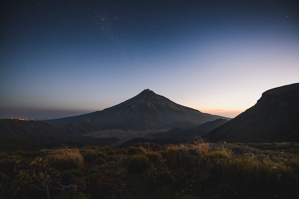 Beautiful landscape of Mount Taranaki, | Premium Photo - rawpixel