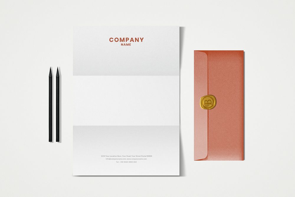 Corporate identity mockup, aesthetic stationery | Premium PSD Mockup ...