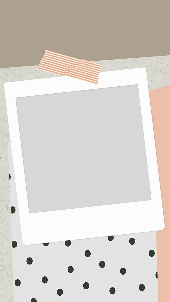 Frame background wallpaper vector Polaroid | Premium Vector - rawpixel
