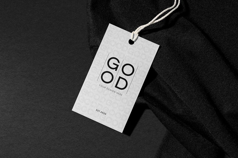 Swing tag mockup, clothing branding | Premium PSD Mockup - rawpixel