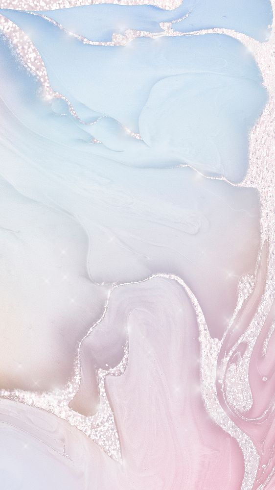 Aesthetic marble phone wallpaper, fluid Premium Photo rawpixel