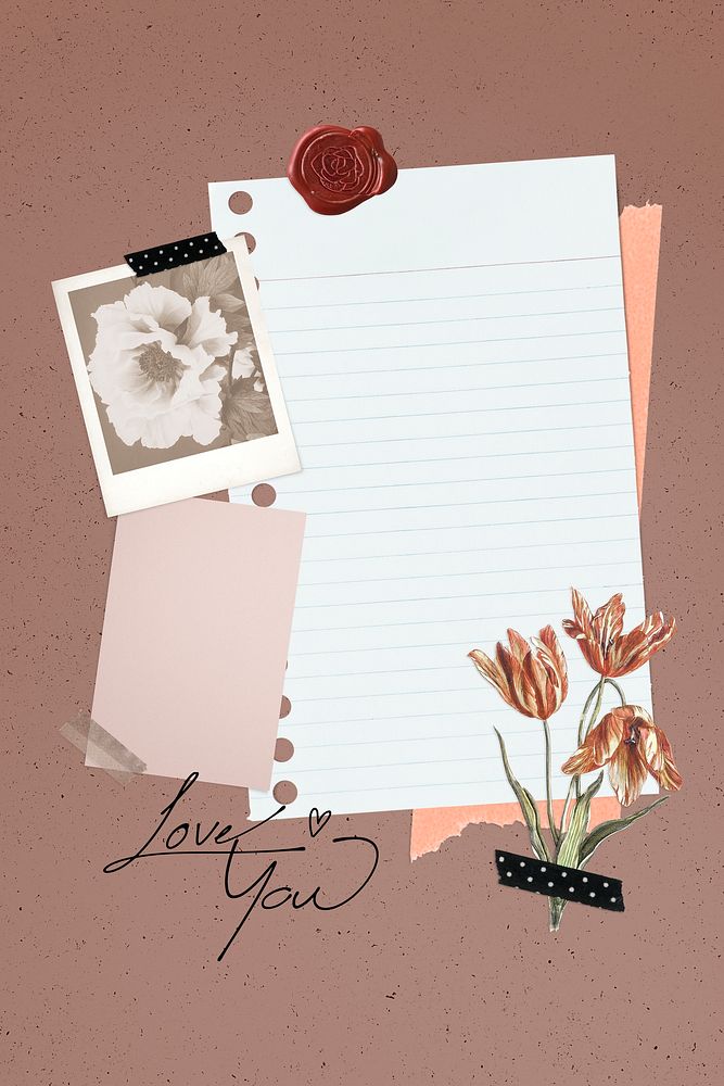 Floral feminine scrapbook collage with an | Premium Photo - rawpixel