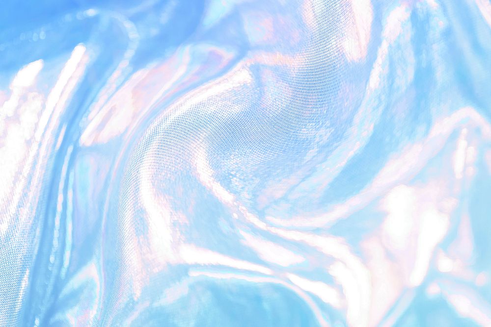 Blue and pink holographic fabric | Free Photo - rawpixel
