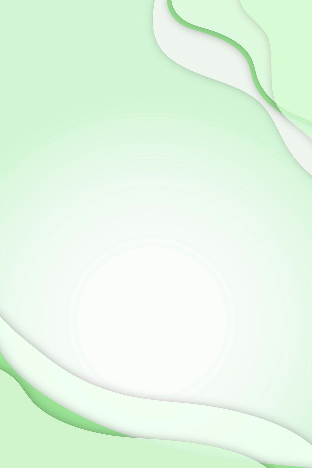 Green curve frame template vector | Free Vector - rawpixel