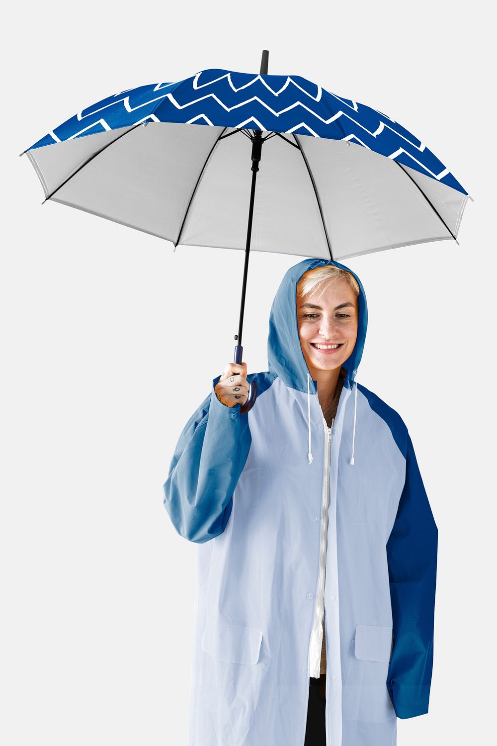 Umbrella and raincoat mockup psd | Premium PSD Mockup - rawpixel