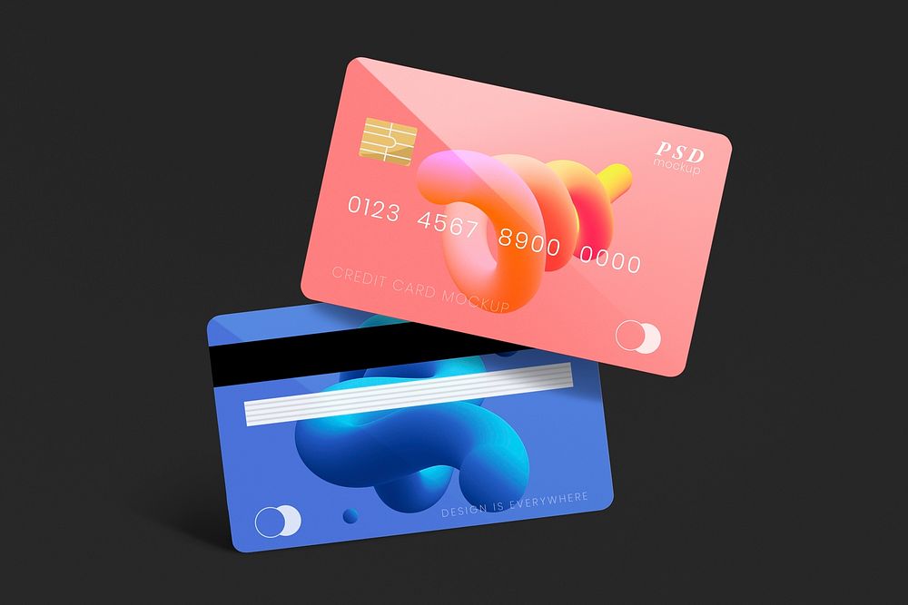 Credit card mockup psd | Premium PSD Mockup - rawpixel