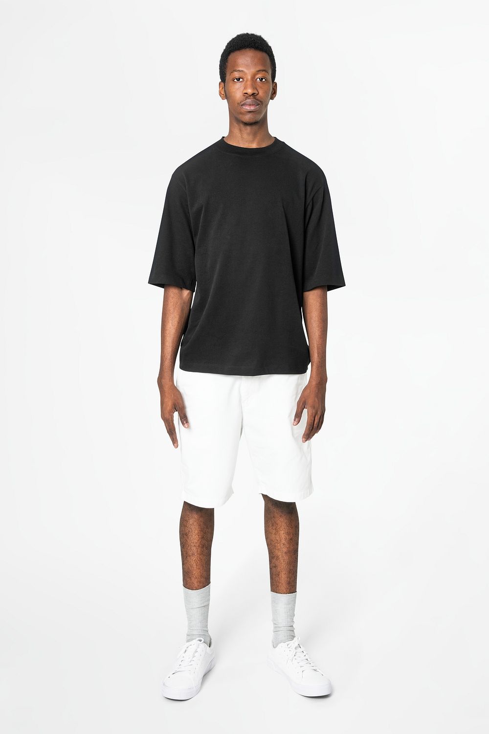 T-shirt mockup psd with shorts | Premium PSD Mockup - rawpixel