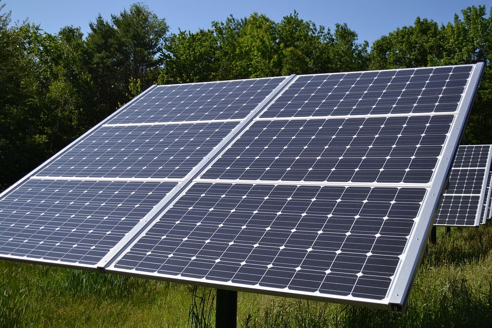 Large Solar Panel in the sun