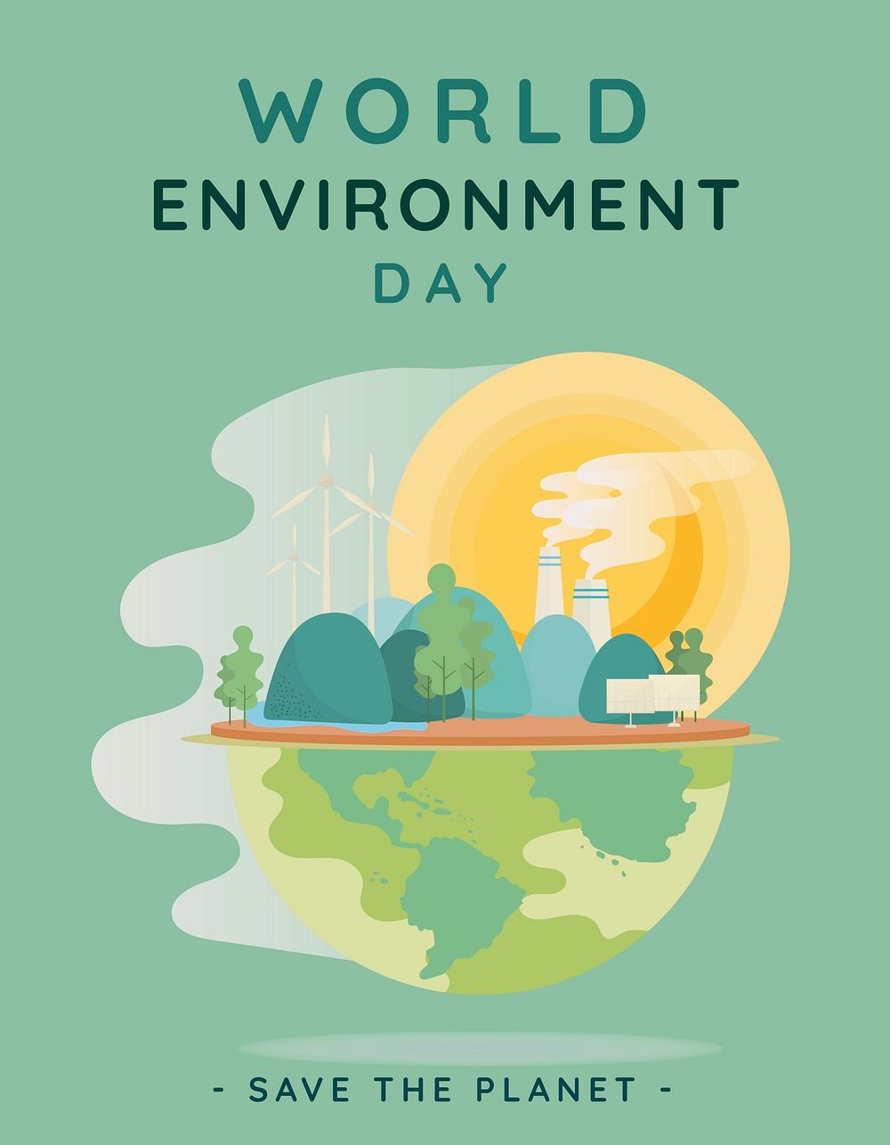 World environment day psd poster | Premium PSD Template - rawpixel