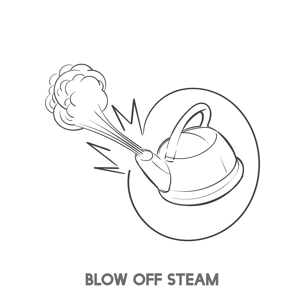 blow-off-steam-idiom-vector-premium-vector-rawpixel