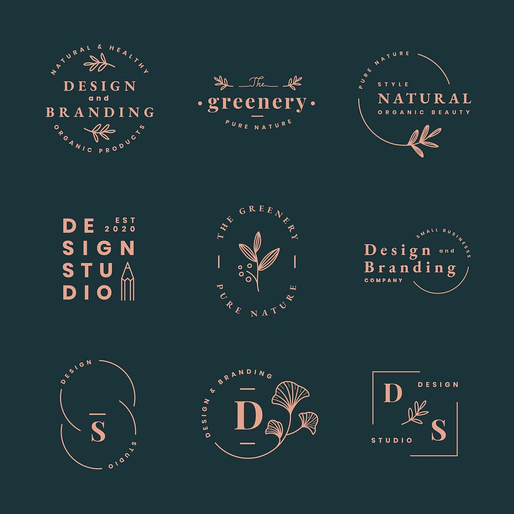 Aesthetic fashion logo, business template | Premium PSD - rawpixel