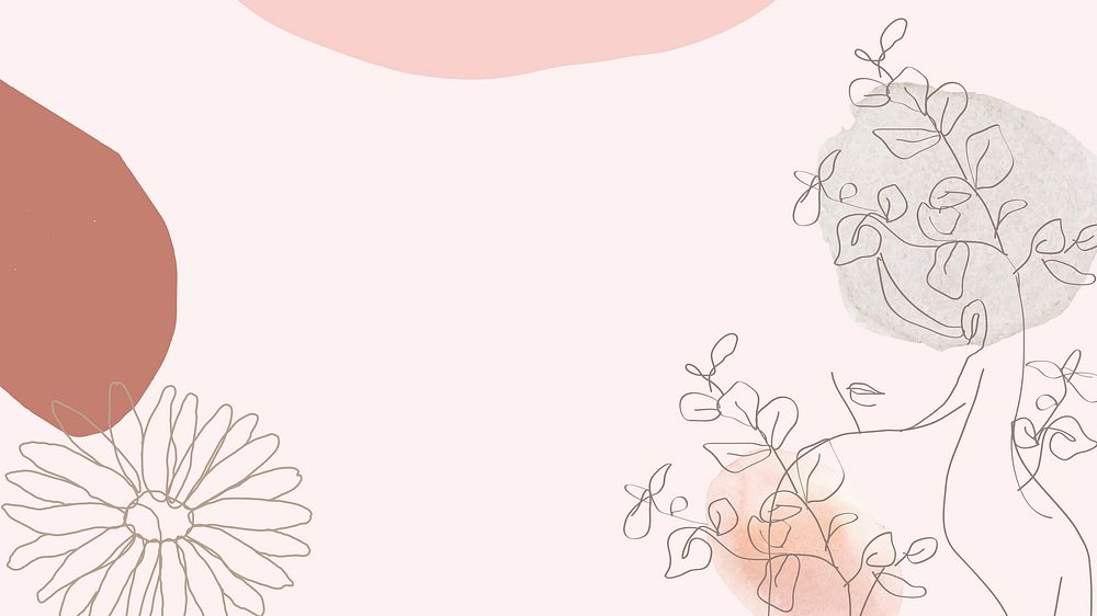 Flower desktop wallpaper, abstract background | Premium Photo - rawpixel