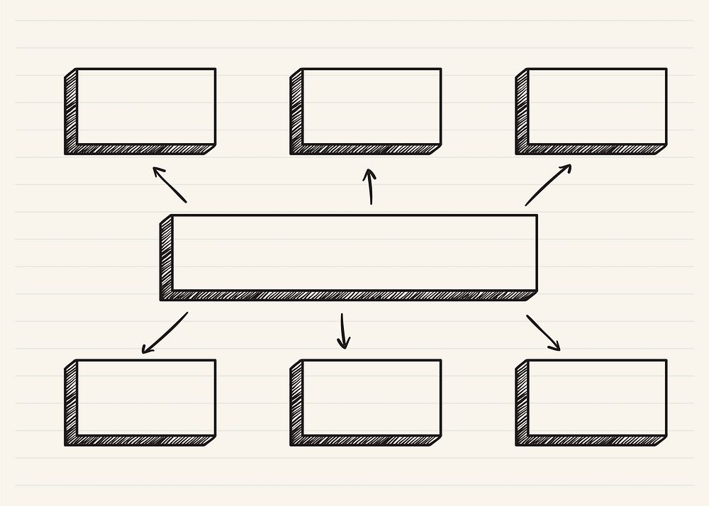 Chart scribbled on a notepad | Free Vector - rawpixel