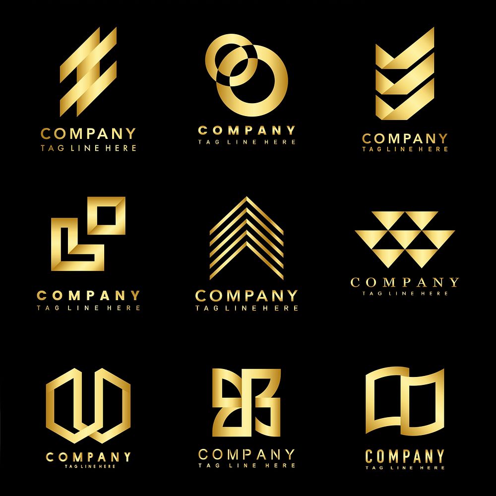 Set of company logo design | Premium Vector - rawpixel