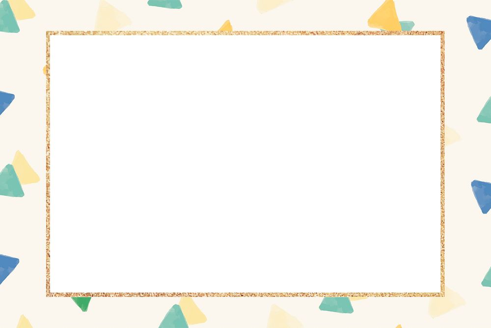 Blank golden frame design seamless | Premium Vector - rawpixel