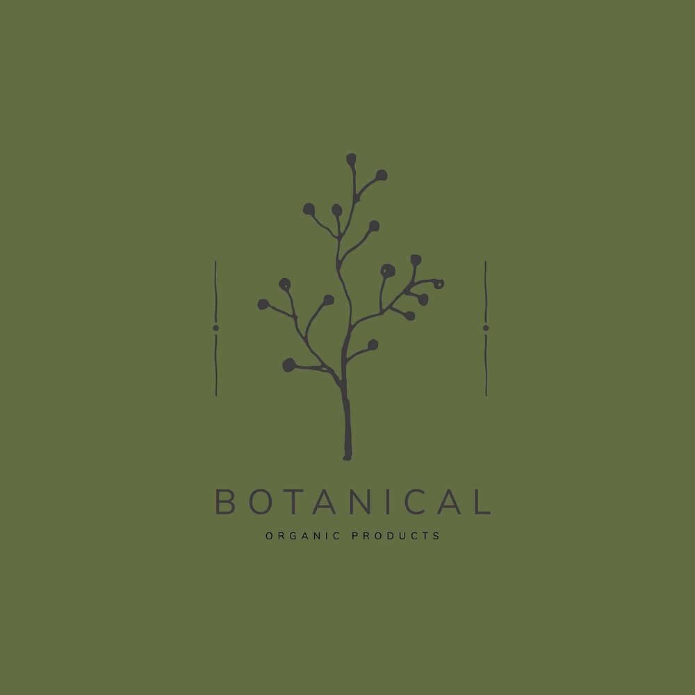 Botanical product brand logo vector | Premium Vector - rawpixel