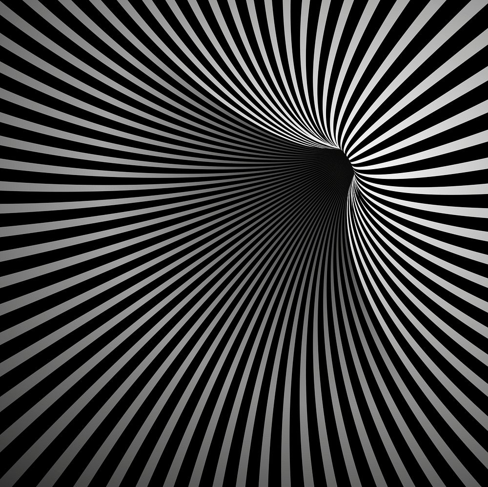 3D Monotone mystery vortex design | Free Vector - rawpixel