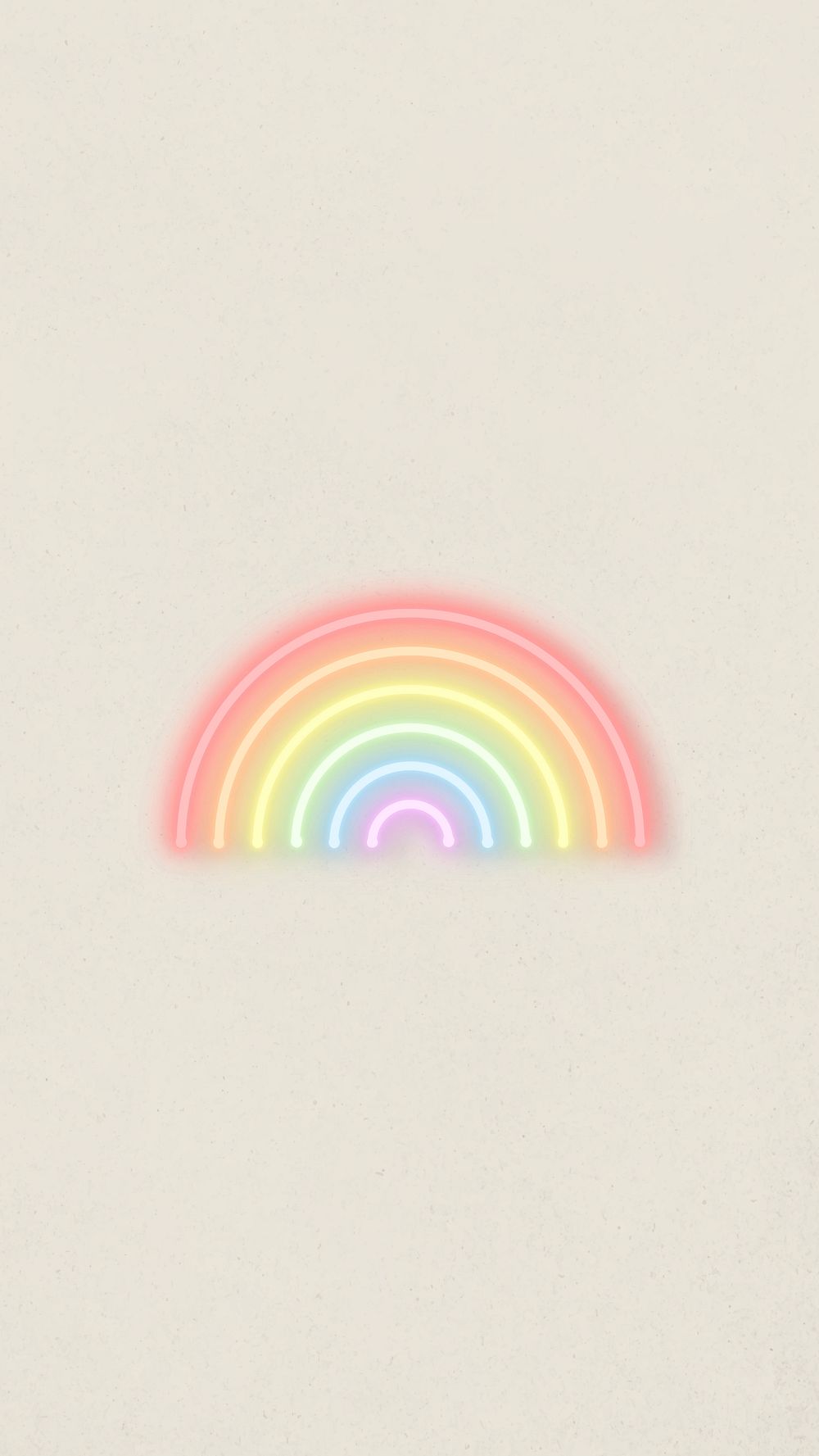 Rainbow colors neon on beige | Premium Photo - rawpixel