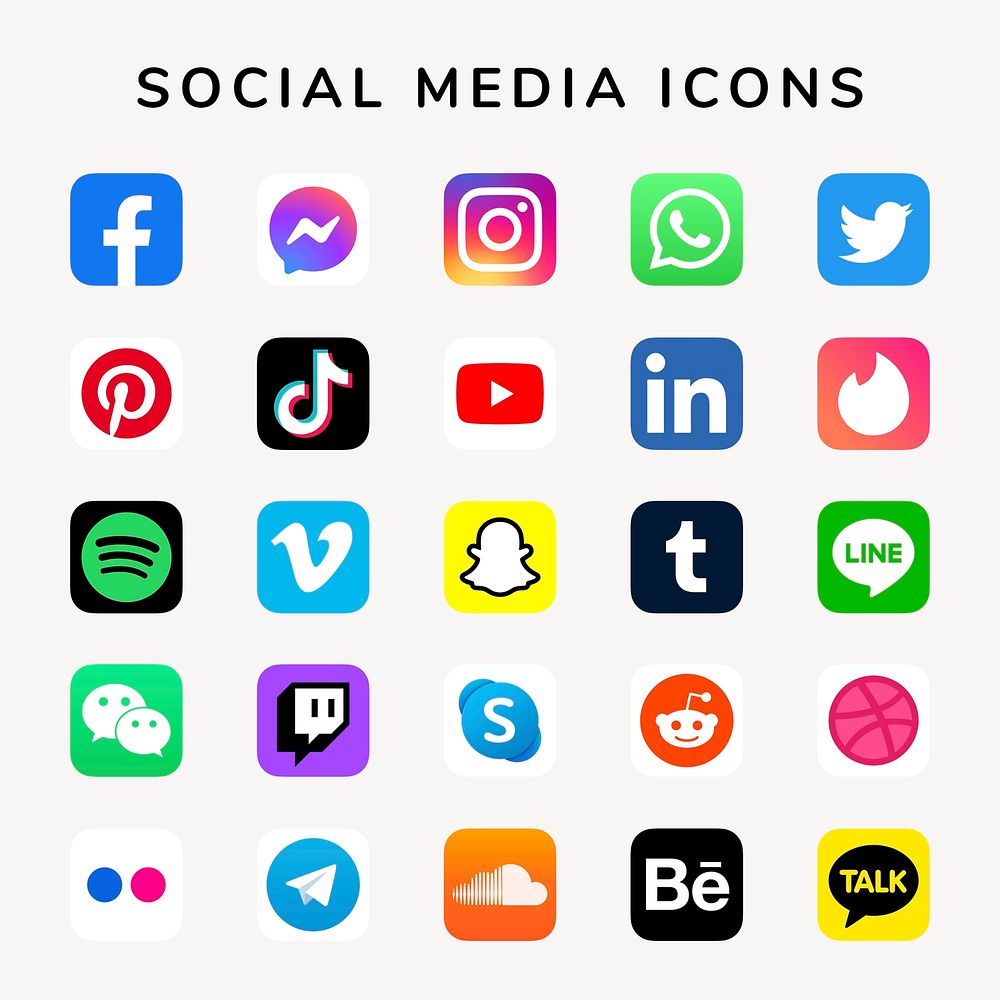 download social media icons for photoshop