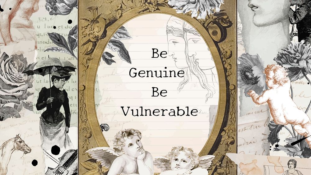 Aesthetic banner template, vintage classic | Premium Vector Template