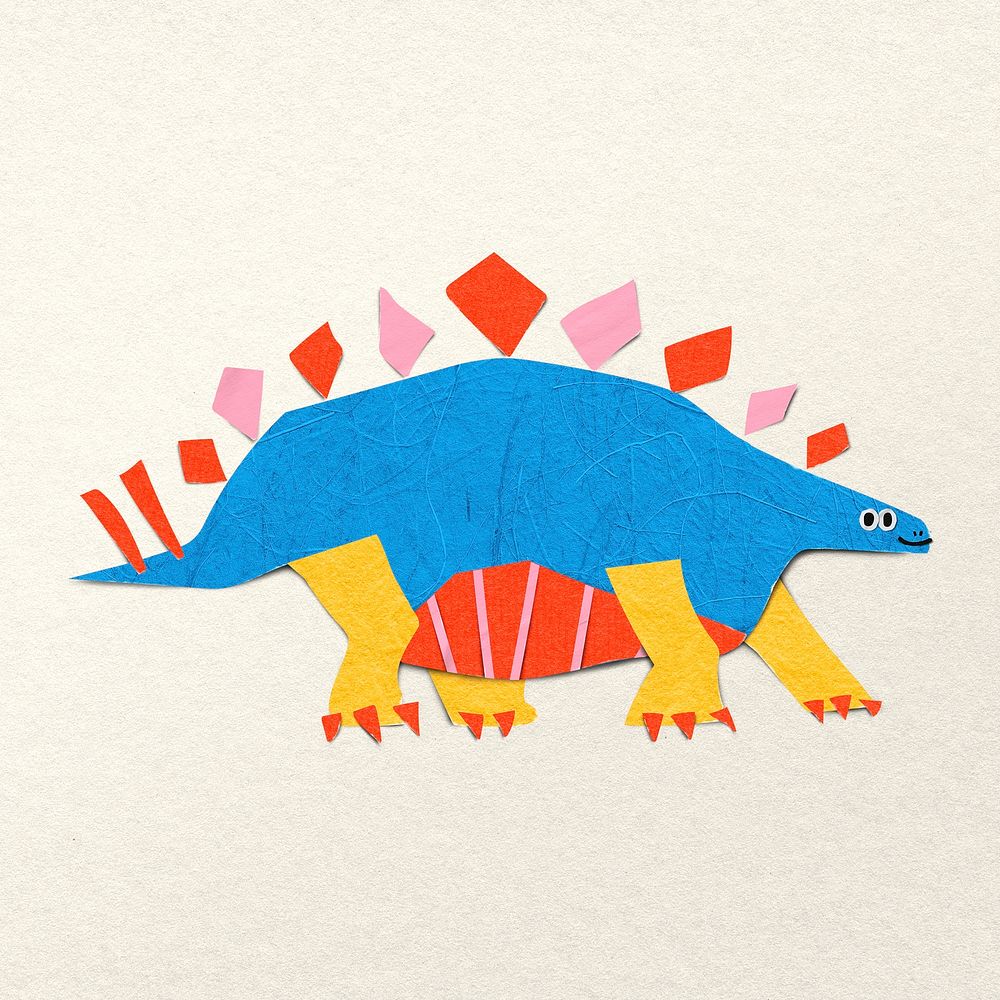 stegosaurus paper plate craft
