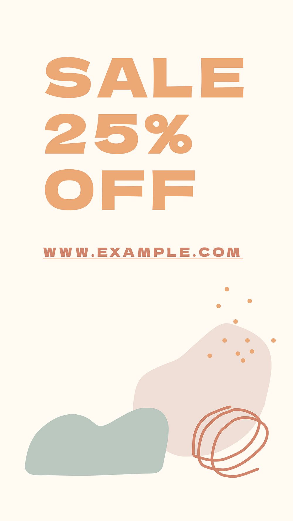 Cute sale template, abstract memphis, | Free PSD Template - rawpixel