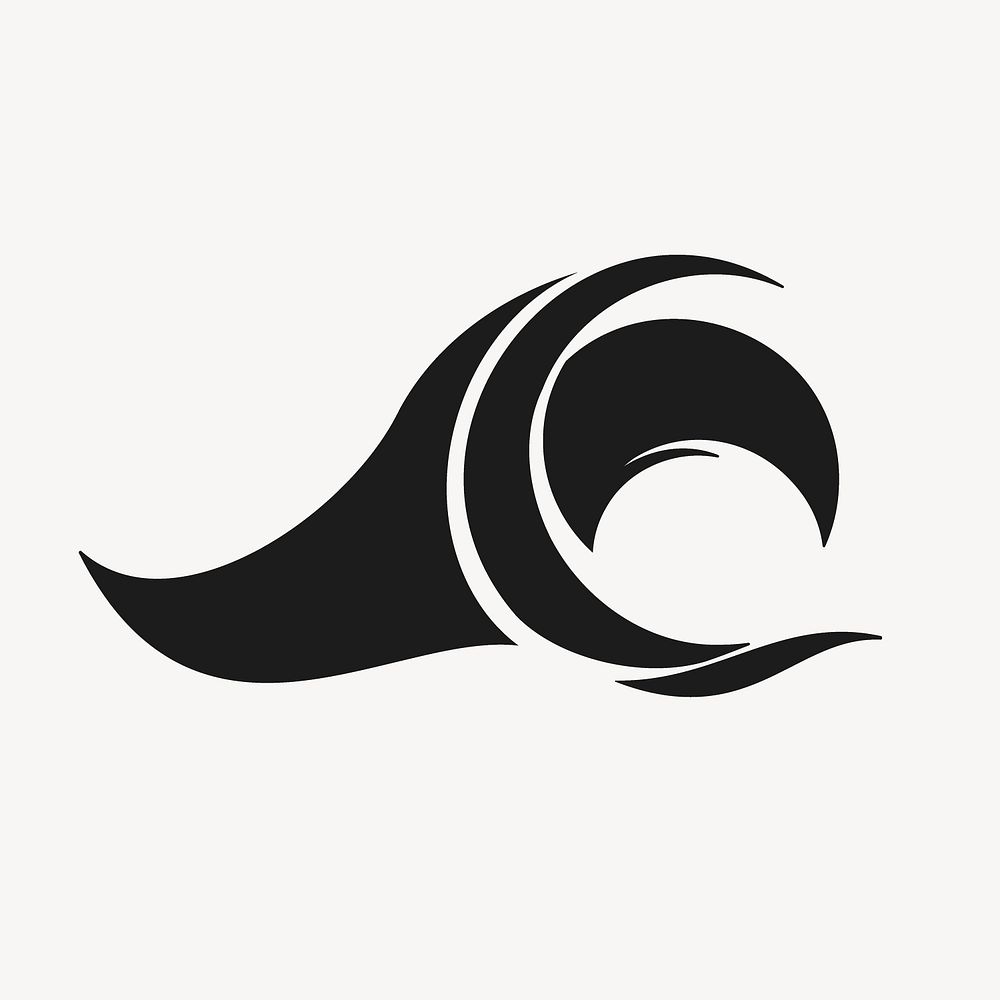 Sea wave logo element, creative | Premium Vector - rawpixel