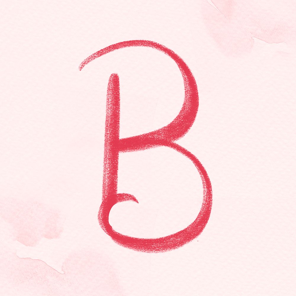 Letter B Brush Stroke Psd | Free PSD - Rawpixel