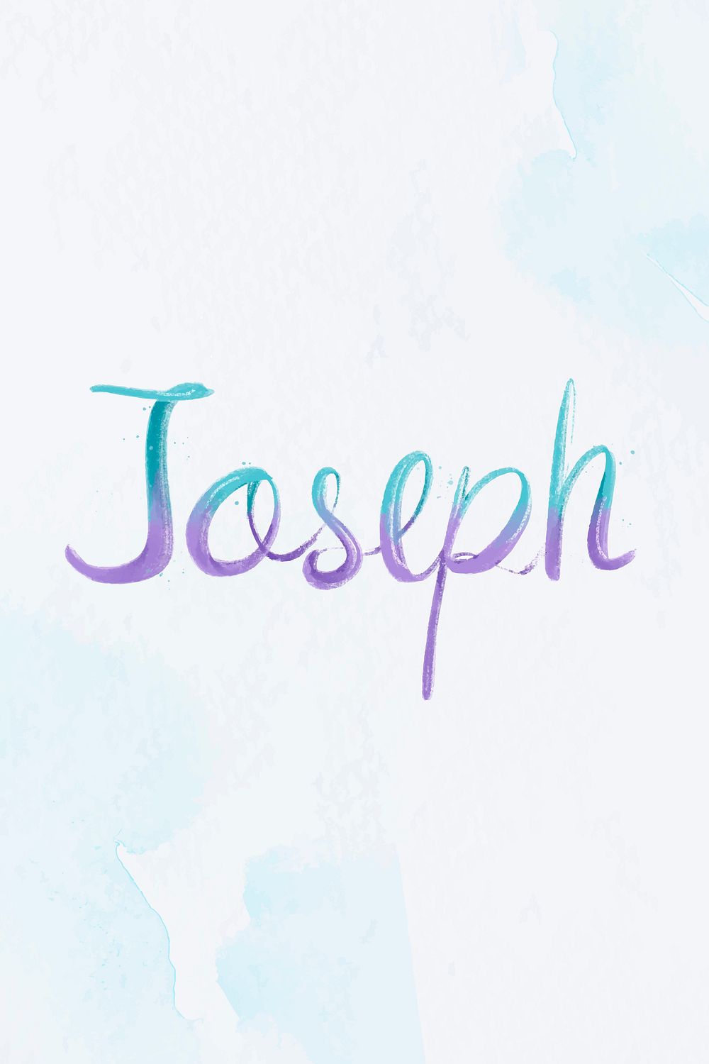 Joseph name word vector typography | Free Vector - rawpixel