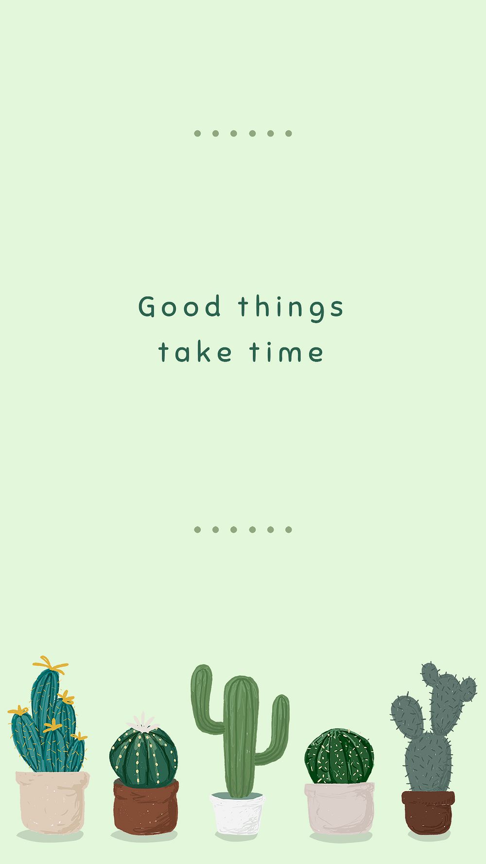 Cute cactus pot template psd | Premium PSD Template - rawpixel