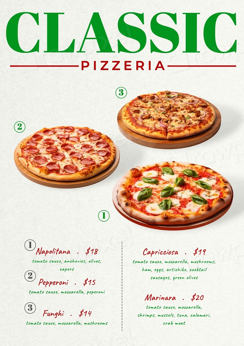 Food menu template, editable text | Premium Editable Template - rawpixel